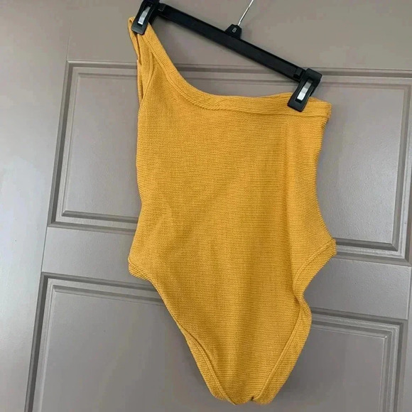 KOPPER & ZINC FREDDIE ONE PIECE BATHING SUIT TURMERIC SMALL - Picture 6 of 6